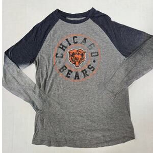 Men's Chicago Bears NFL Brand Long Sleeve Ringer T-shirt Sz. Small